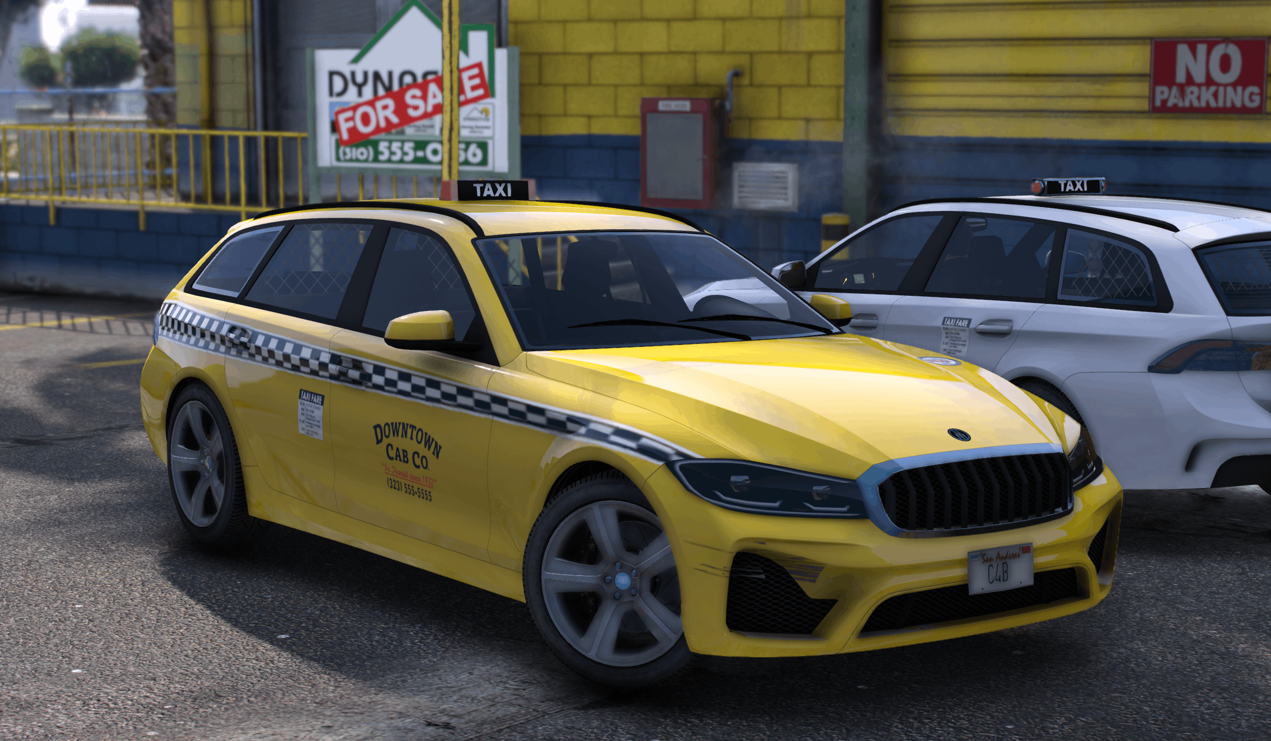 Rhinehart Taxi Addon Lods Extras Template GTA5 Mods